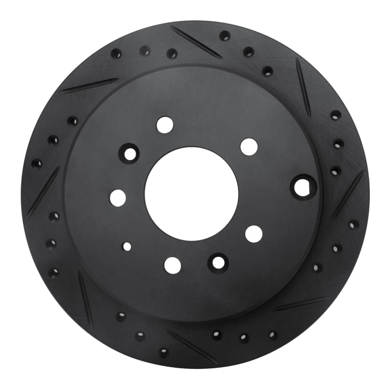 R1 Concepts — R1 92-06 Mazda 929 Rear Right Drilled & Slotted Black Brake Rotor
R1 Brake Rotor Drill