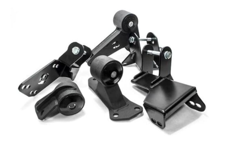 Innovative Mounts — Innovative 96-00 Civic K-Series Black Steel Mounts 75A Bushings (EG/DC Subframe)