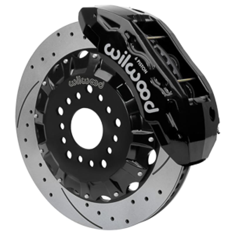 Wilwood — Wilwood 63-70 Chevy C10 TX6R Front Kit w/ 16in SRP Rotors & Lines - Black