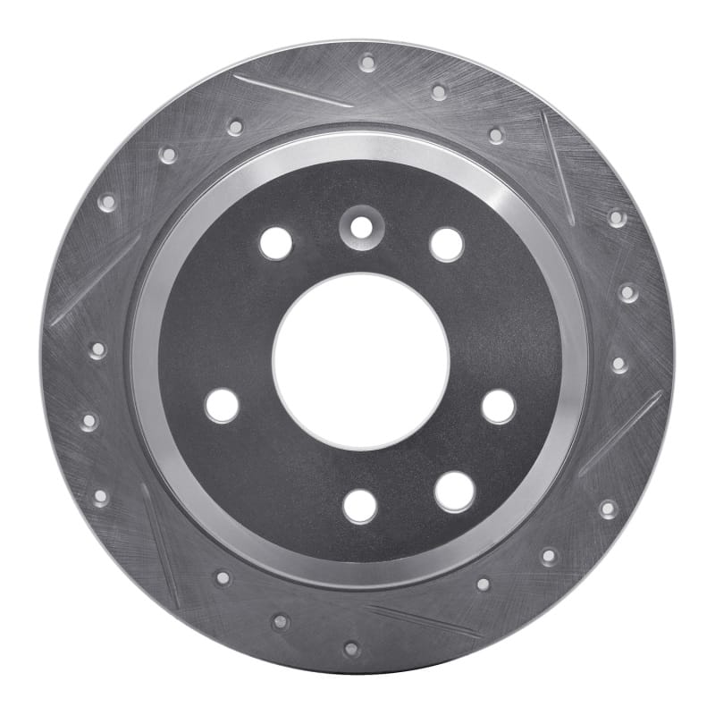 R1 Concepts — R1 86-89 Jaguar VanDEN PLAS Rear Right Drilled & Slotted Silver Brake Rotor
R1 Brake Rotor Drill