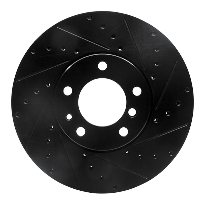 R1 Concepts — R1 91-01 BMW 850CI Front Right Drilled & Slotted Black Brake Rotor
R1 Brake Rotor Drill