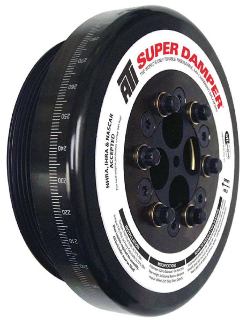 ATI — ATI Damper - 8.074in - Steel - 8 Grv - Cummins - 4BT - 6BT - 3.9L - 5.9L - 3 Ring - Diesel