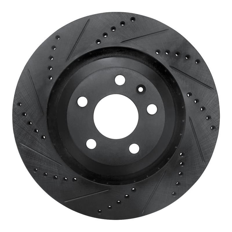 R1 Concepts — R1 05-11 Audi A6 Quattro Rear Left Drilled & Slotted Black Brake Rotor
R1 Brake Rotor Drill