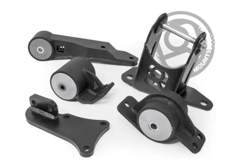 Innovative Mounts — Innovative 00-07 Honda Insight K-Series Black Steel Mounts 95A Bushings (K24 Engine and K20 Trans)