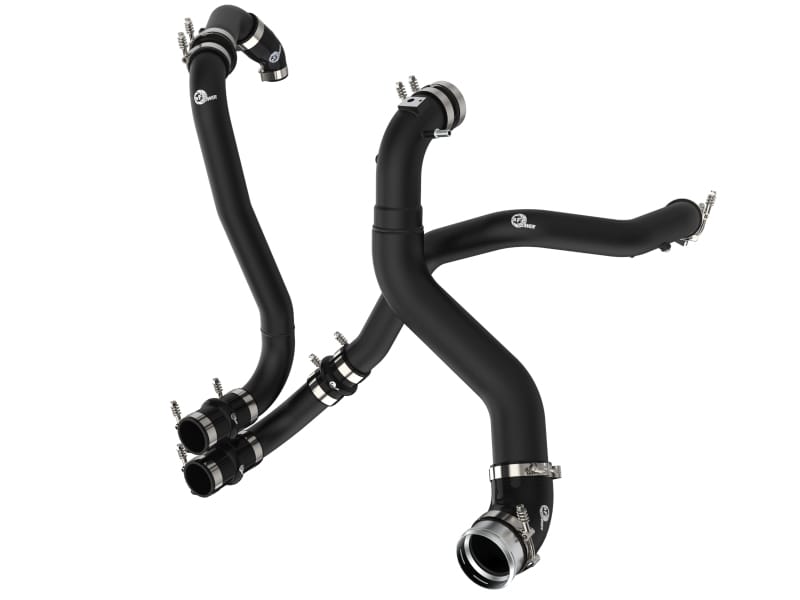 aFe — aFe BladeRunner 21-22 Ford F-150 Ecoboost V6-3.5L(tt) Aluminum Hot and Cold Charge Pipe Kit Black
Charge Pipe Kit