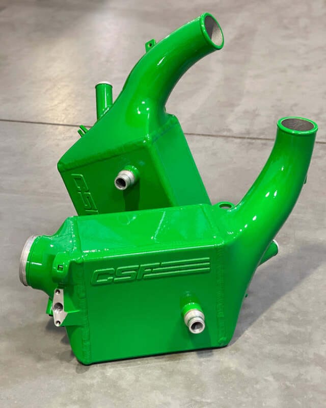 CSF — CSF 2014+ BMW X5M (F95) / X6M (F96) / XM (G09) Charge-Air-Cooler - Java Green