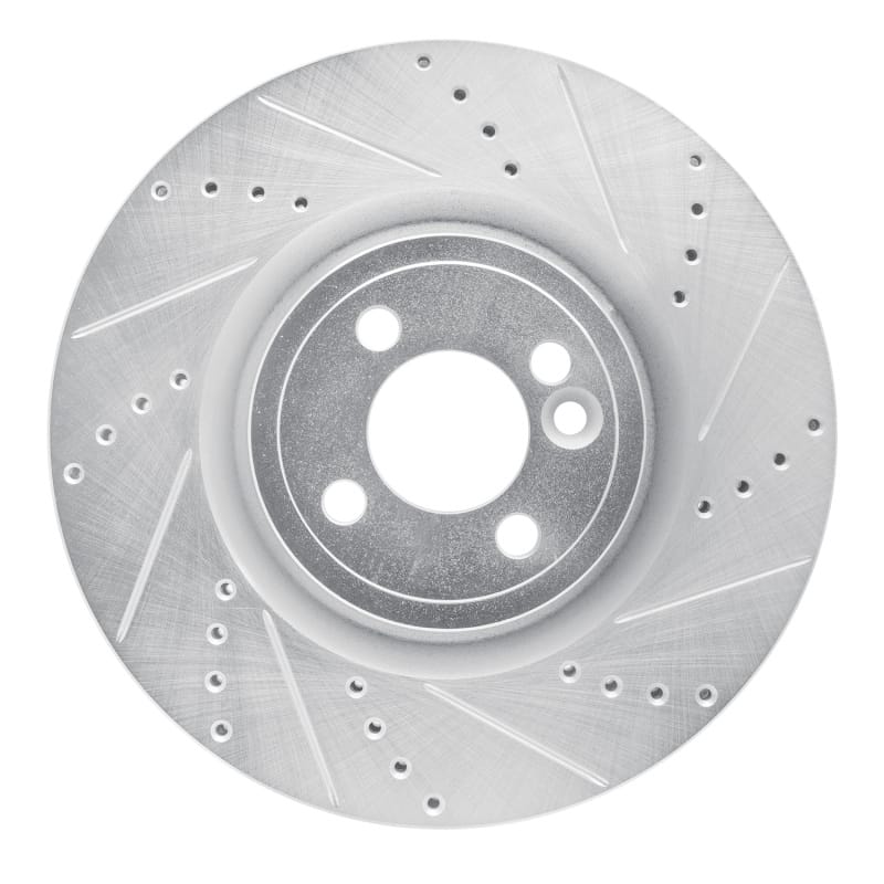R1 Concepts — R1 13-13 Mini Cooper (Excl Clubman) Front Right Drilled & Slotted Silver Brake Rotor
R1 Brake Rotor Drill