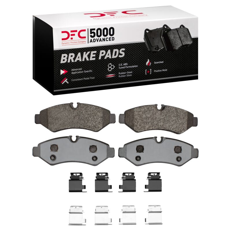 DFC — DFC 19-25 Mercedes-Benz Sprinter 2500 Rear 5000 Advanced Semi Metallic Brake Pads and Hardware Kit