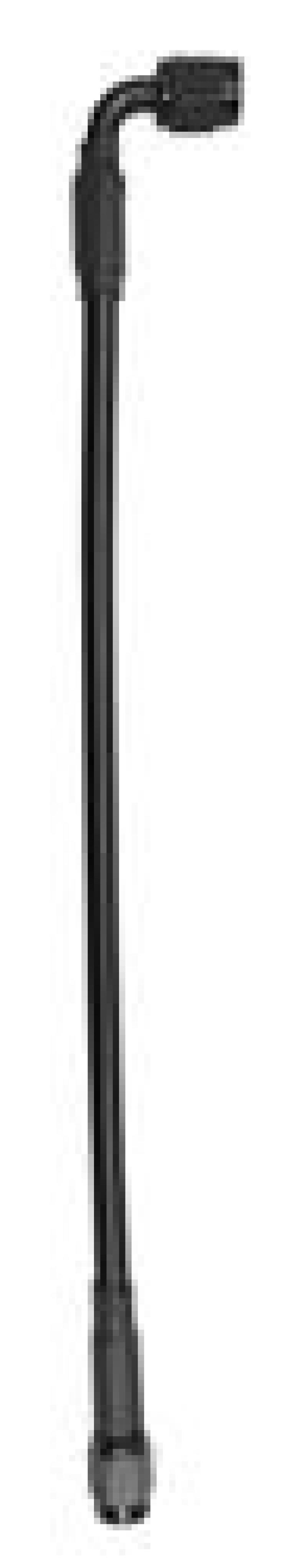 Fragola — Fragola -3AN Ext Black Covered Assembly Straight x 90ft 48in