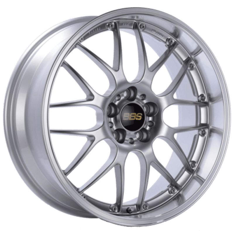BBS — BBS RS-GT 19x8.5 5x112 ET30 Diamond Silver Center Diamond Cut Lip Wheel - 82mm PFS Required