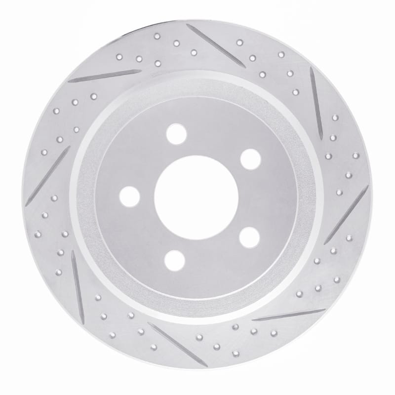 R1 Concepts — R1 07-12 Dodge Nitro Rear Right Drilled & Slotted Geo-Carbon Rotor