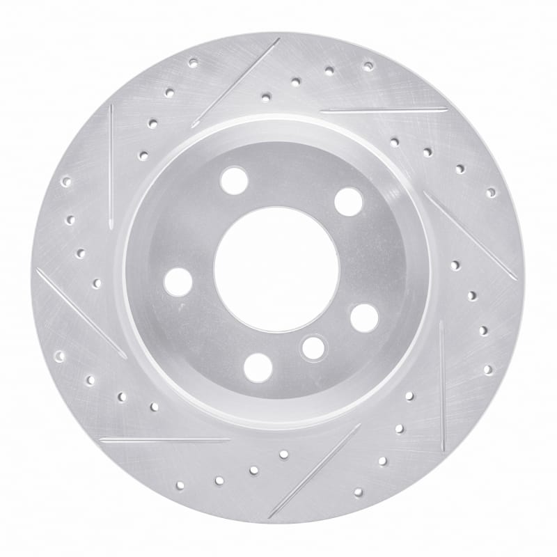 R1 Concepts — R1 07-19 BMW X6 Rear Left Drilled & Slotted Silver Brake Rotor
R1 Brake Rotor Drill