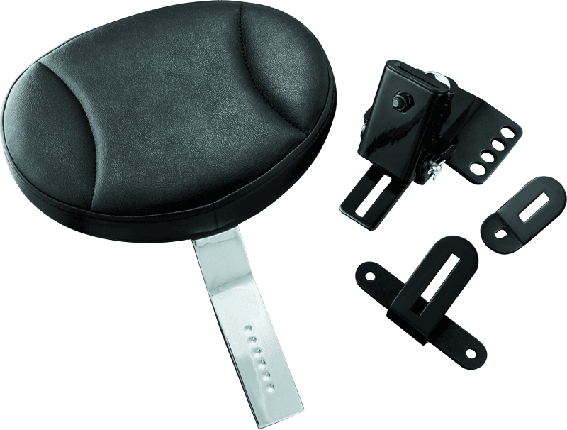 Kuryakyn — Kuryakyn Plug-In Driver Backrest 97-Up Touring Chrome