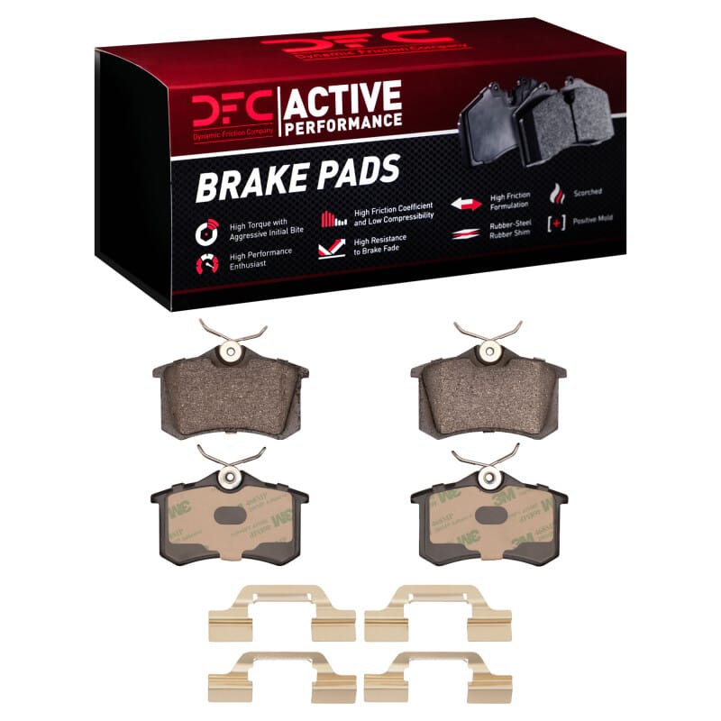 DFC — DFC 03-06 Volkswagen Golf R/Golf/Jetta Sedan Rear Active Performance Pads and Hardware Kit
DFC Brake Pad Set