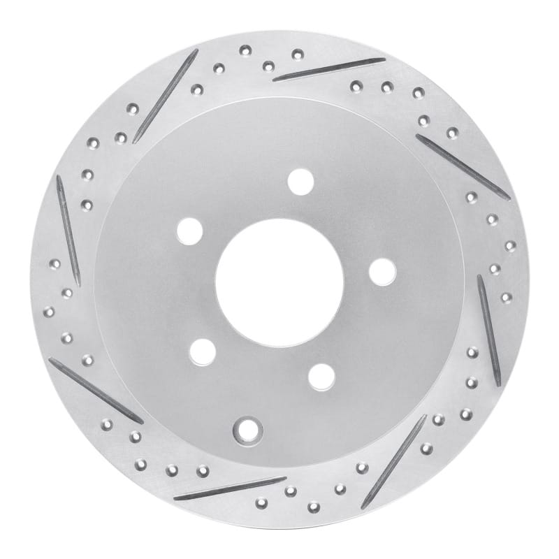 R1 Concepts — R1 01-07 Buick Rendezvous Rear Left Drilled & Slotted Geo-Carbon Rotor
