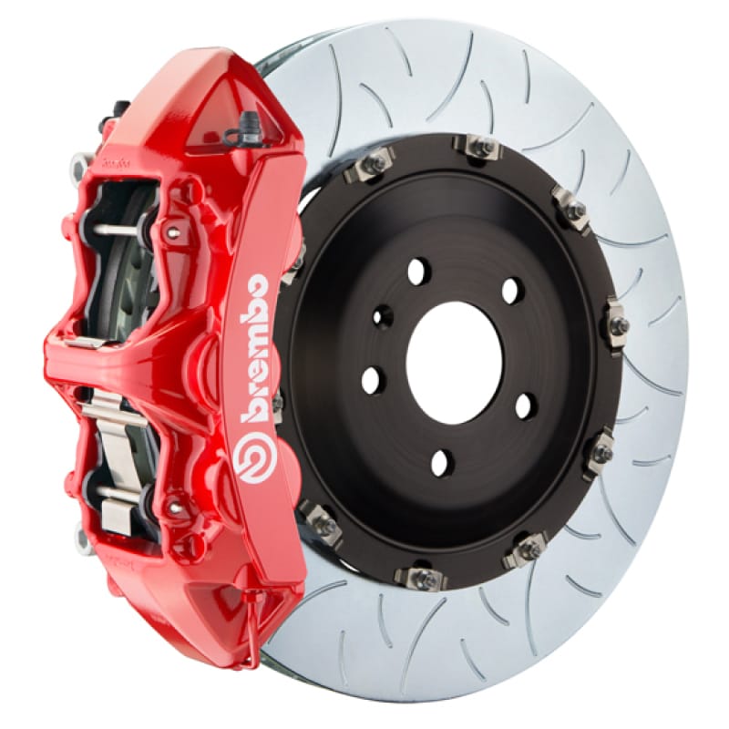 Brembo — Brembo 25+ BMW X3 30 xDrive (G45) Front GT BBK 6 Piston Cast 380x34 2pc Rotor Slotted Type-3 - Red