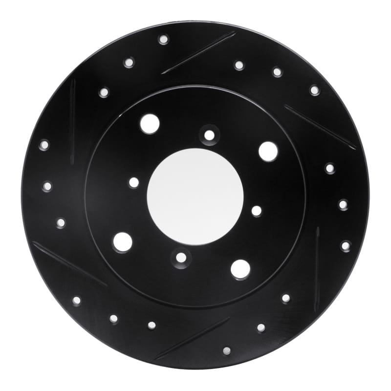 R1 Concepts — R1 89-94 Suzuki Swift Rear Left Drilled & Slotted Black Brake Rotor
R1 Brake Rotor Drill