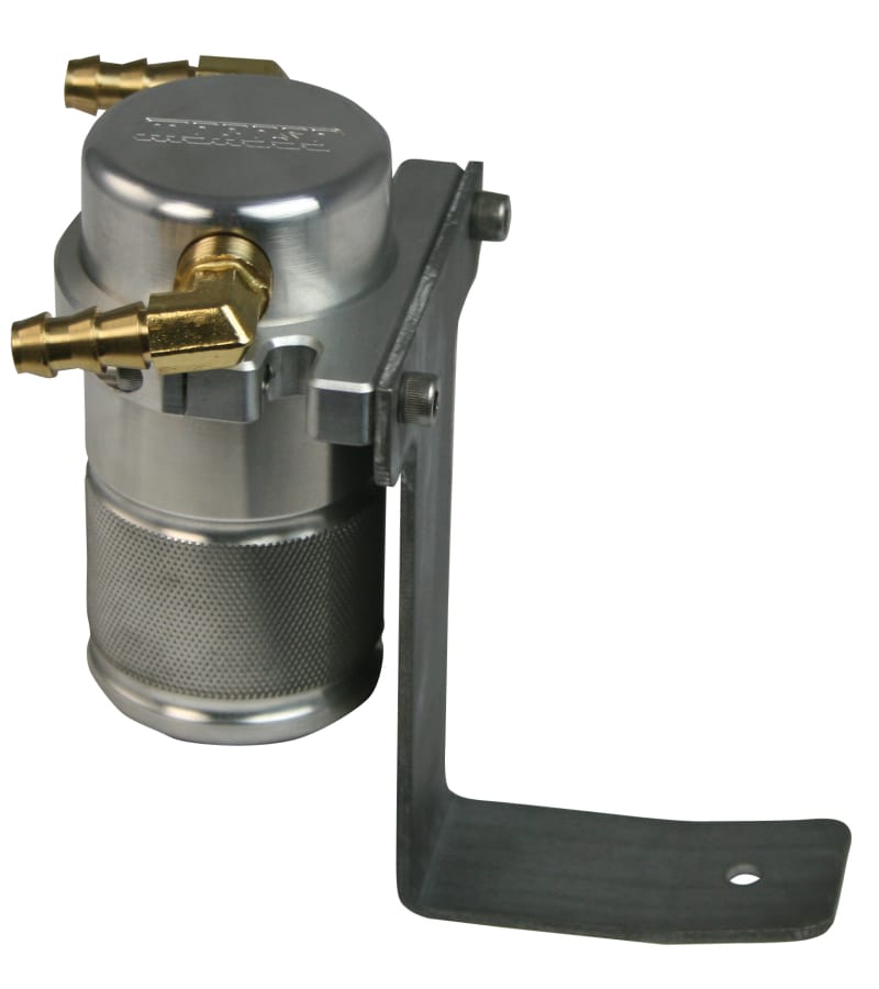 Moroso — Moroso 92-96 Chevrolet Corvette LT1/LT4 Air/Oil Separator Catch Can - Small Body - Billet Aluminum
