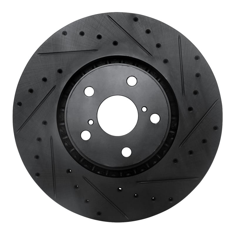 R1 Concepts — R1 07-11 Lexus GS350 Right Front Drilled & Slotted Black Brake Rotor
R1 Brake Rotor Drill