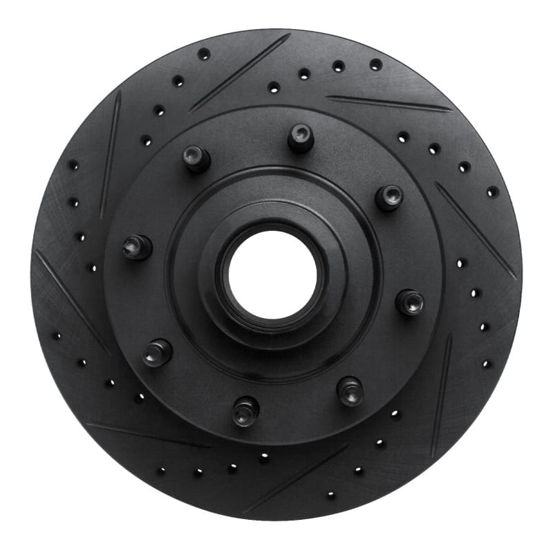 R1 Concepts — R1 1986-1994 Ford F-250 2WD (Excl Super Duty) Front Left Drilled & Slotted Black Brake Rotor
R1 Brake Rotor Drill