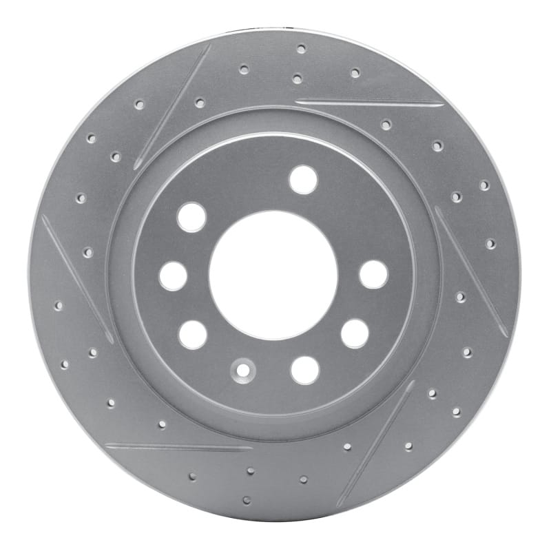 R1 Concepts — R1 06-10 Pontiac Solstice Rear Left Drilled & Slotted Geo-Carbon Rotor