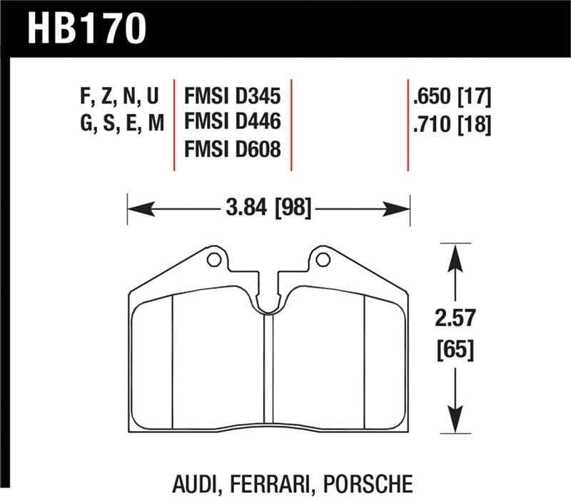 Hawk Performance — HP Plus Disc Brake Pad