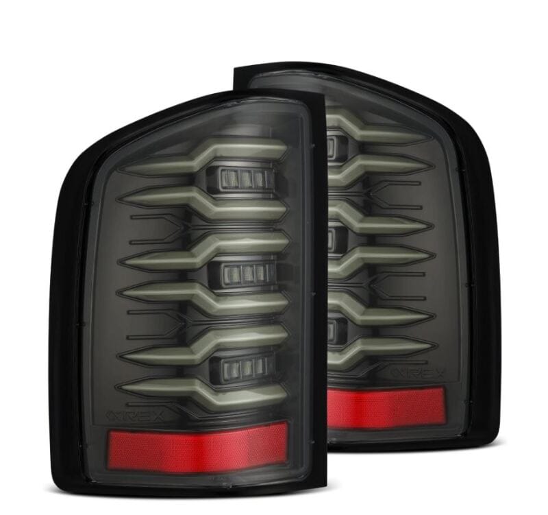 AlphaRex — AlphaRex 07-13 Chevrolet Silverado 1500 (Ex. Hybrid Models) LUXX-Series LED Tail Lights Alpha-Black
Taillight Assembly
