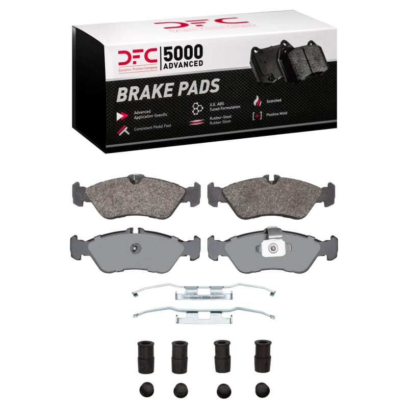 DFC — DFC 02-06 Dodge Sprinter 3500 Rear 5000 Advanced Semi Metallic Brake Pads and Hardware Kit
DFC Brake Pad Set