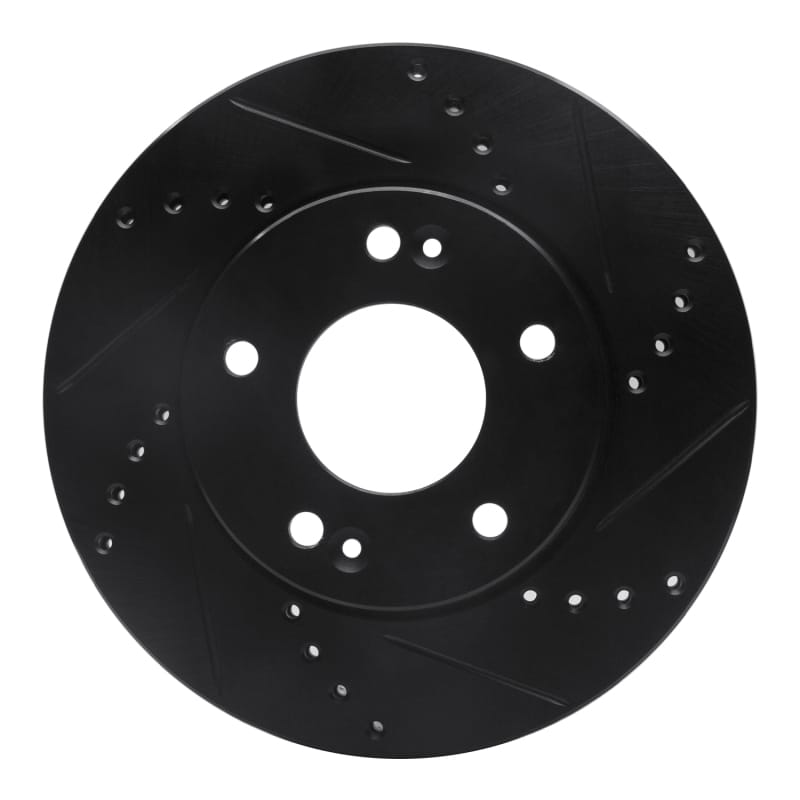R1 Concepts — R1 10-11 Kia Soul Front Right Drilled & Slotted Black Brake Rotor
R1 Brake Rotor Drill