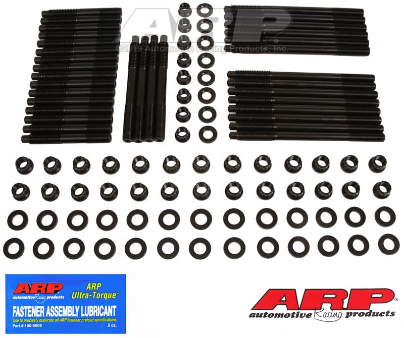 ARP — ARP Small Block Chevy w/ Brodix Rodeck Alum Block All Pro Heads - Head Stud Kit