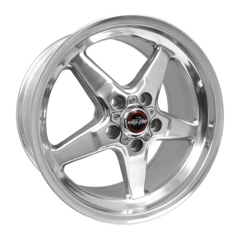 Race Star — Race Star 92 Drag Star 17x9.50 5x4.50bc 6.88bs Direct Drill Polished Wheel