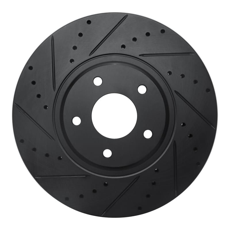 R1 Concepts — R1 03-05 Nissan Maxima Front Left Drilled & Slotted Black Brake Rotor
R1 Brake Rotor Drill