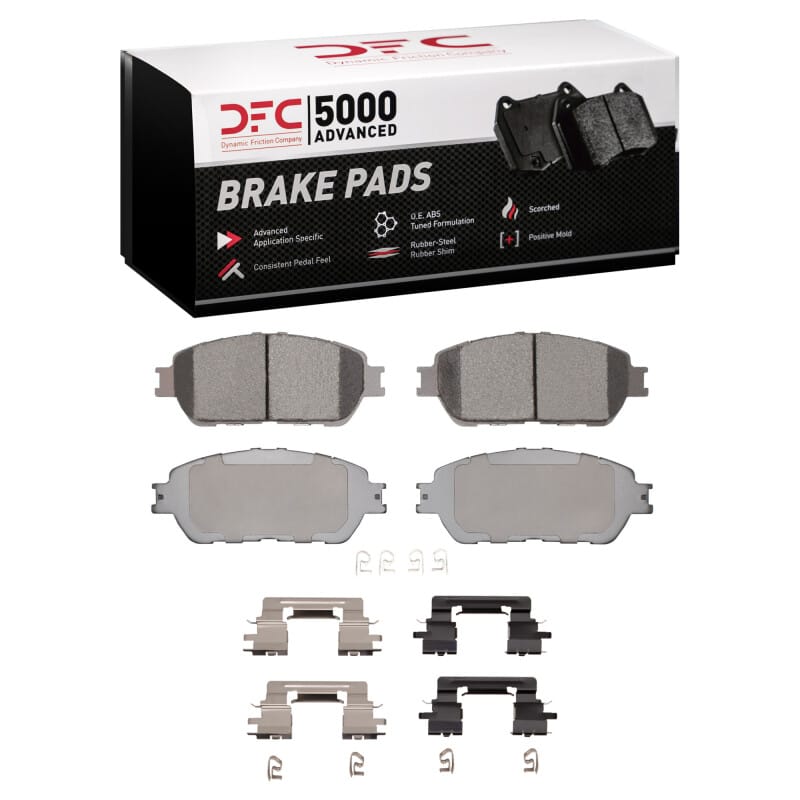 DFC — DFC 02-06 Lexus ES300 Front 5000 Advanced Ceramic Brake Pads and Hardware Kit
DFC Brake Pad Set