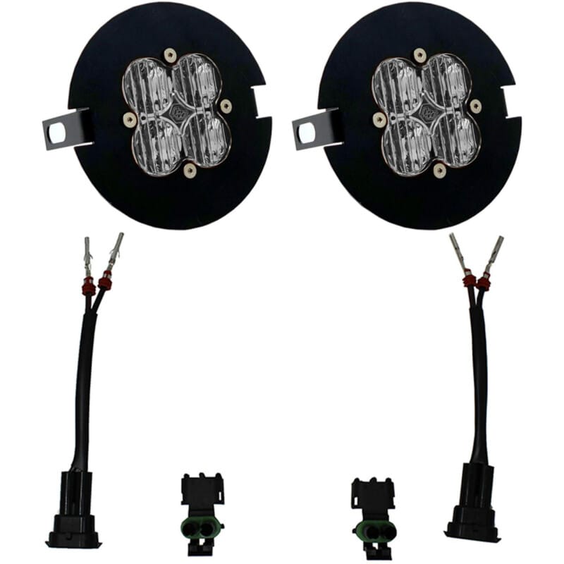 Baja Designs — Baja Designs 06-14 Ford F-150 / 07-13 Toyota Tundra Squadron Sport Fog Pocket Kit - Clear