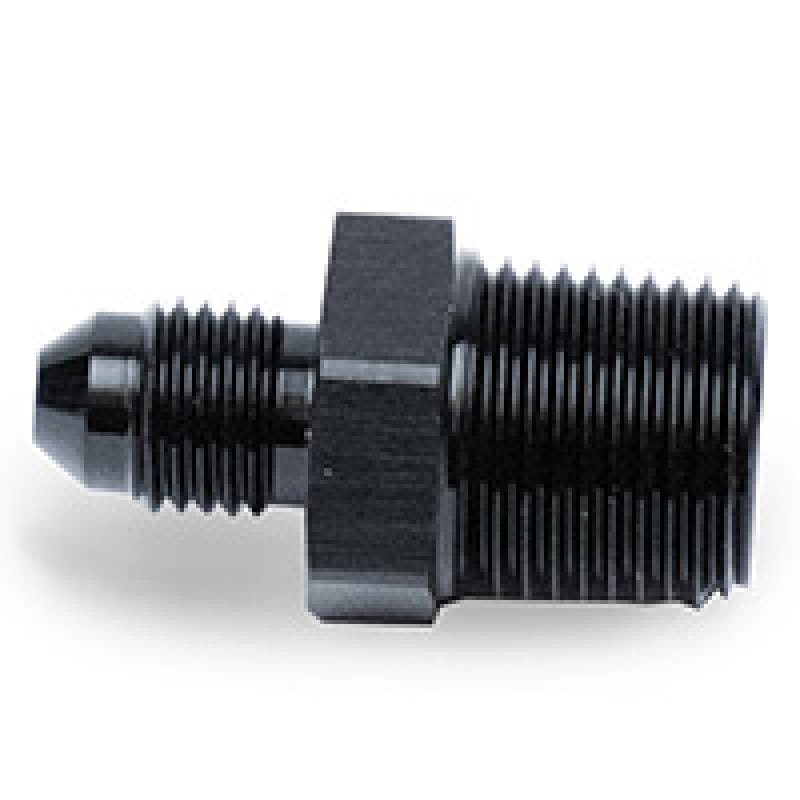 Snow Performance — Snow Performance 3/8in NPT to 4AN Straight Water Fitting (Black)
Pipe Fitting