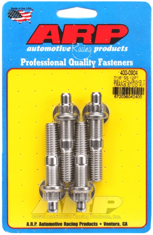 ARP — ARP 7/16in SS 12pt bellhousing to trans stud kit