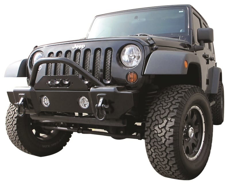 Rampage — Rampage 2007-2018 Jeep Wrangler(JK) Recovery Bumper Stubby Front - Black
Front Recovery Bumpr
Bumper- Front