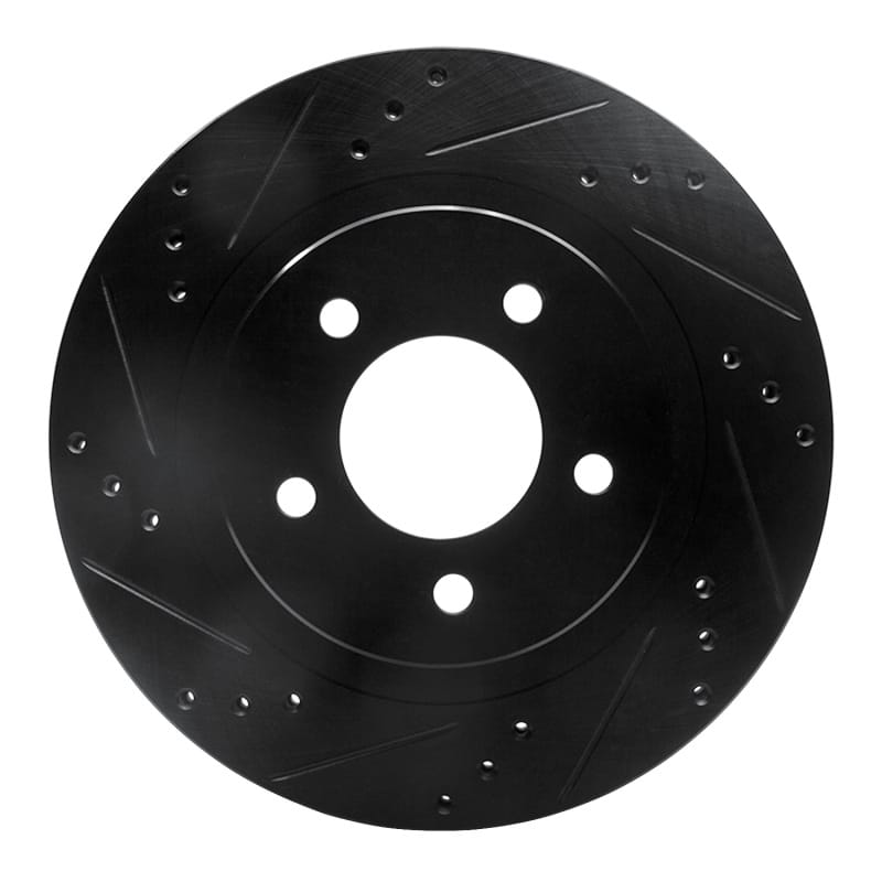 R1 Concepts — R1 98-04 Chrysler 300M Front Left Drilled & Slotted Black Brake Rotor
R1 Brake Rotor Drill