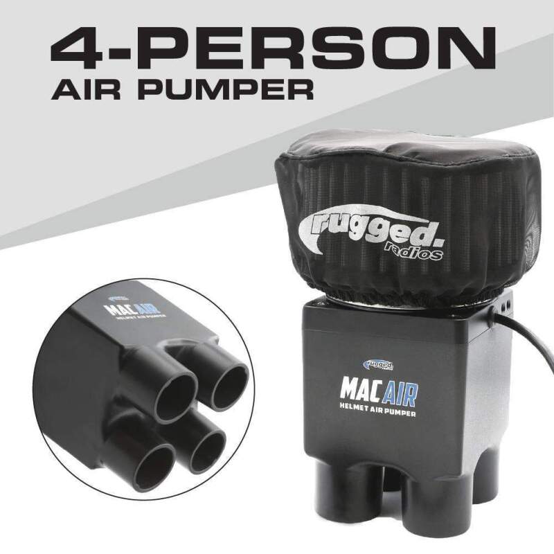 Rugged Radios — Rugged Radios MAC Air 4-Person Helmet Air Pumper (Pumper Only)