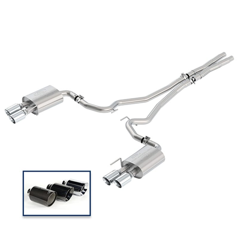 Ford Racing — Ford Racing 2018+ Mustang GT 5.0L Cat-Back Sport Exhaust System w/ Quad Chrome Tips
Exhaust System Kit