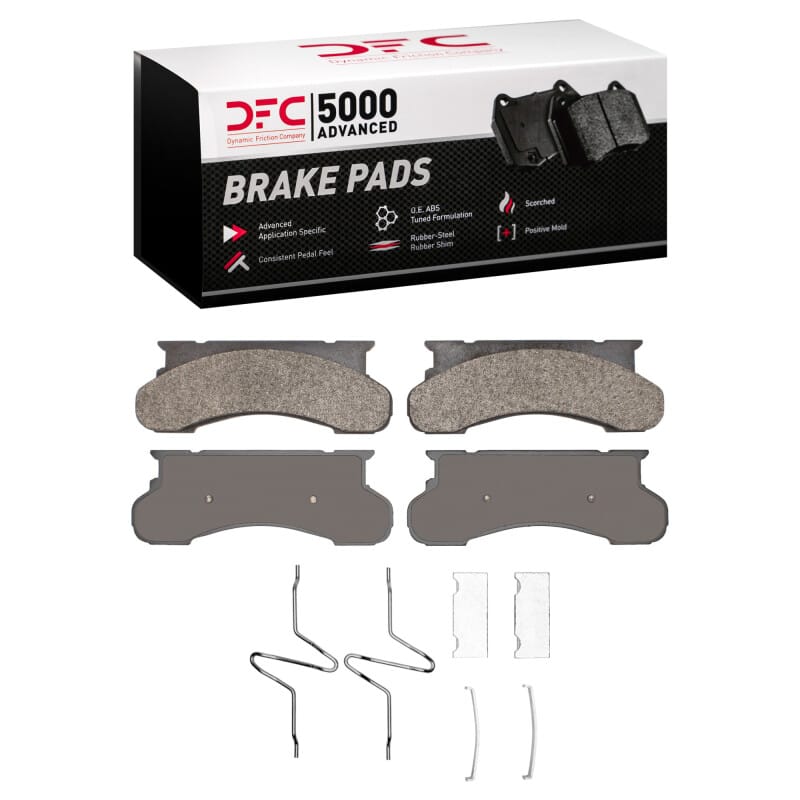 DFC — DFC 75-94 Ford F-250 4WD (Excl Super Duty) Front 5000 Adv Semi Metallic Brake Pads & Hardware Kit
DFC Brake Pad Set
