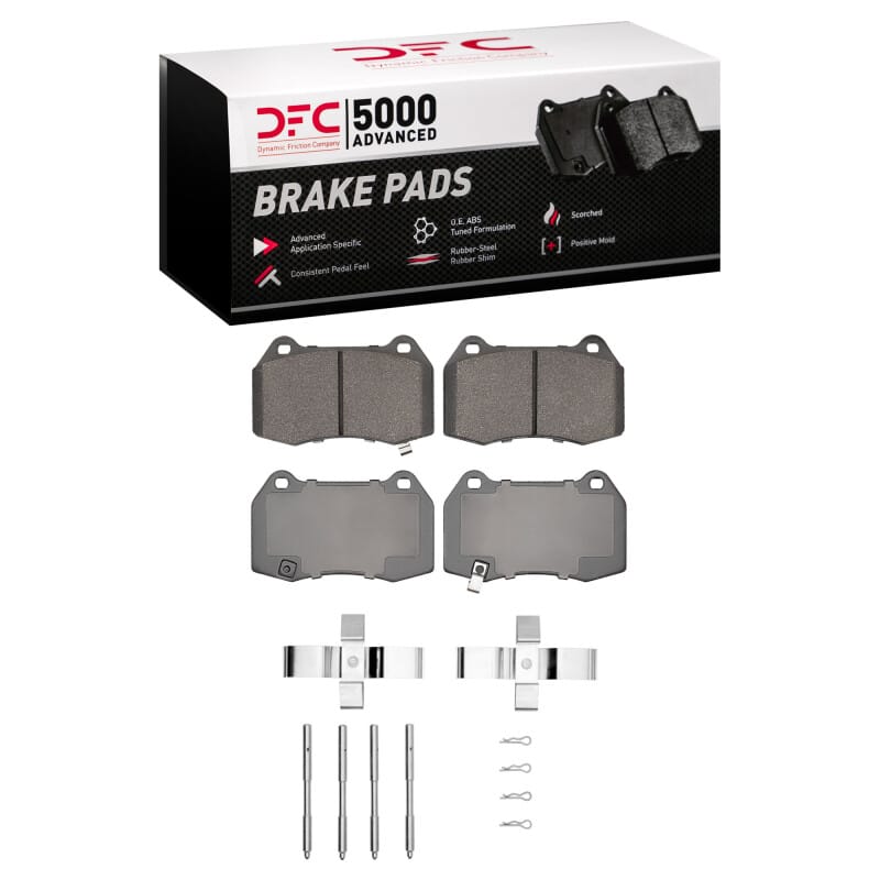 DFC — DFC 04-06 Nissan Sentra Front 5000 Advanced Low Metallic Brake Pads and Hardware Kit
DFC Brake Pad Set