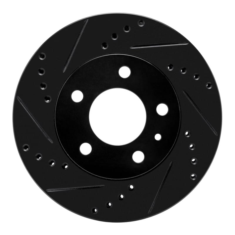 R1 Concepts — R1 82-90 Volvo 760 Series Front Left Drilled & Slotted Black Brake Rotor
R1 Brake Rotor Drill
