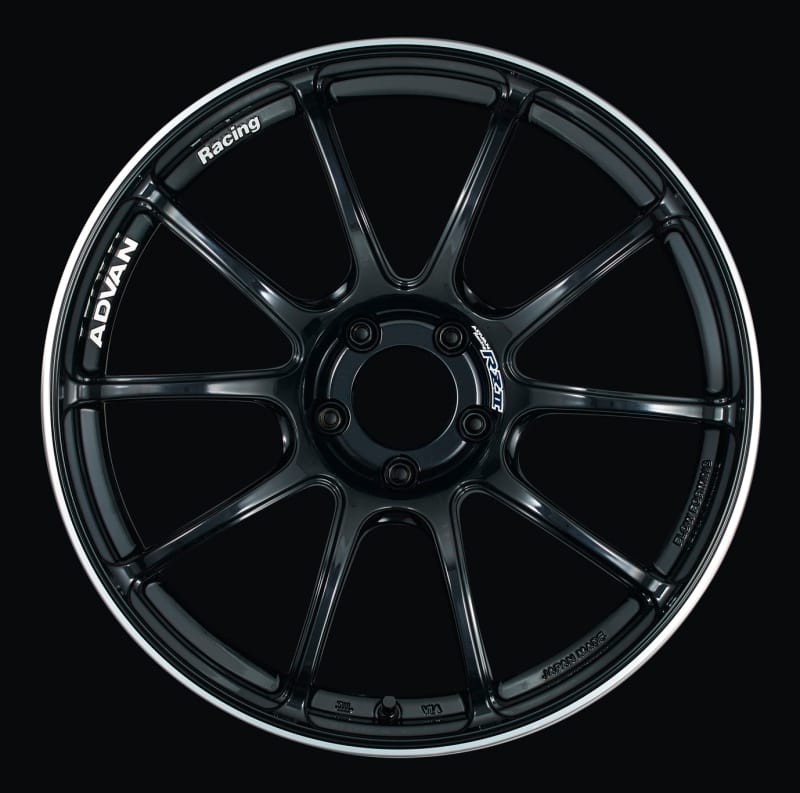 Advan — Advan RZII 19x10.0 +25 5x114.3 Racing Gloss Black Wheel