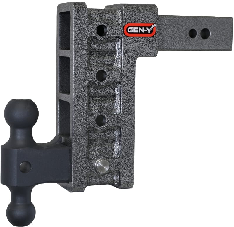 GEN-Y Hitch — Gen-Y Mega Duty 2.5in Shank 9in Drop 3.5K TW 32K Hitch w/GH-0161 Dual-Ball
Drop Hitch