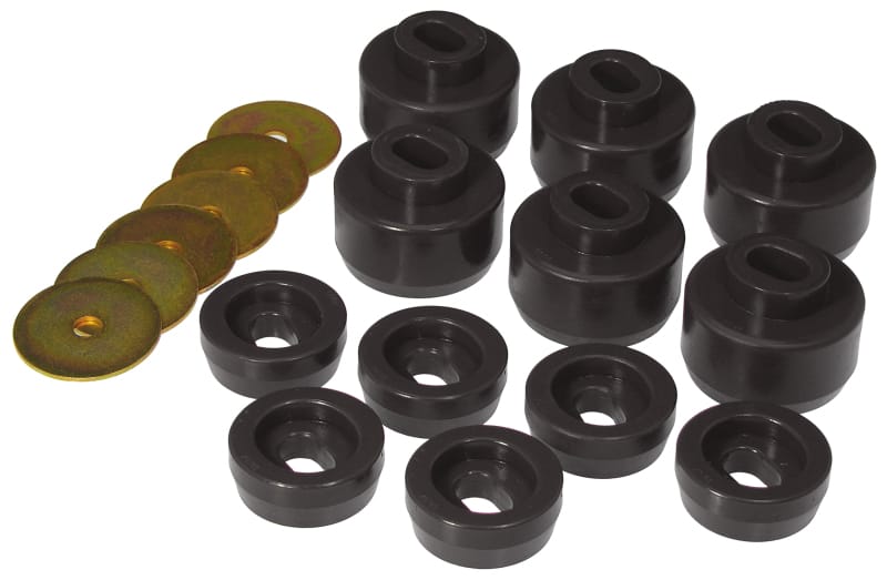 Prothane — Prothane 07-14 Chevy Silverado Body Mount 12 Bushing Kit - Black
BODY/SUB-FRAME MNTS