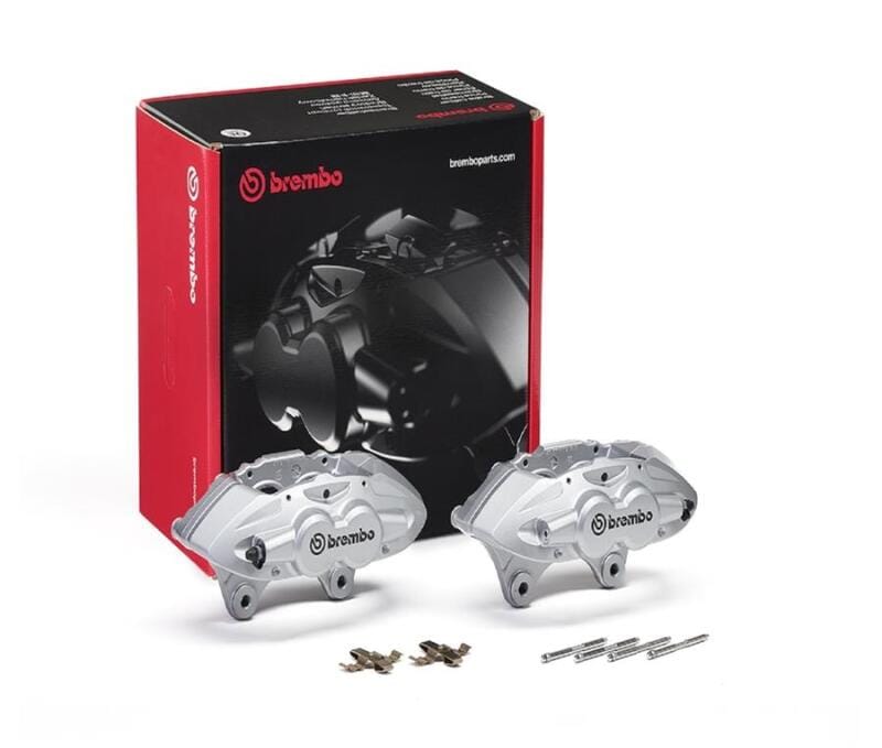 Brembo OE — Brembo OE 16-21 BMW M2/15-18 M3/15-20 M4 Hydraulic Front X-Style Brake Calipers - Silver