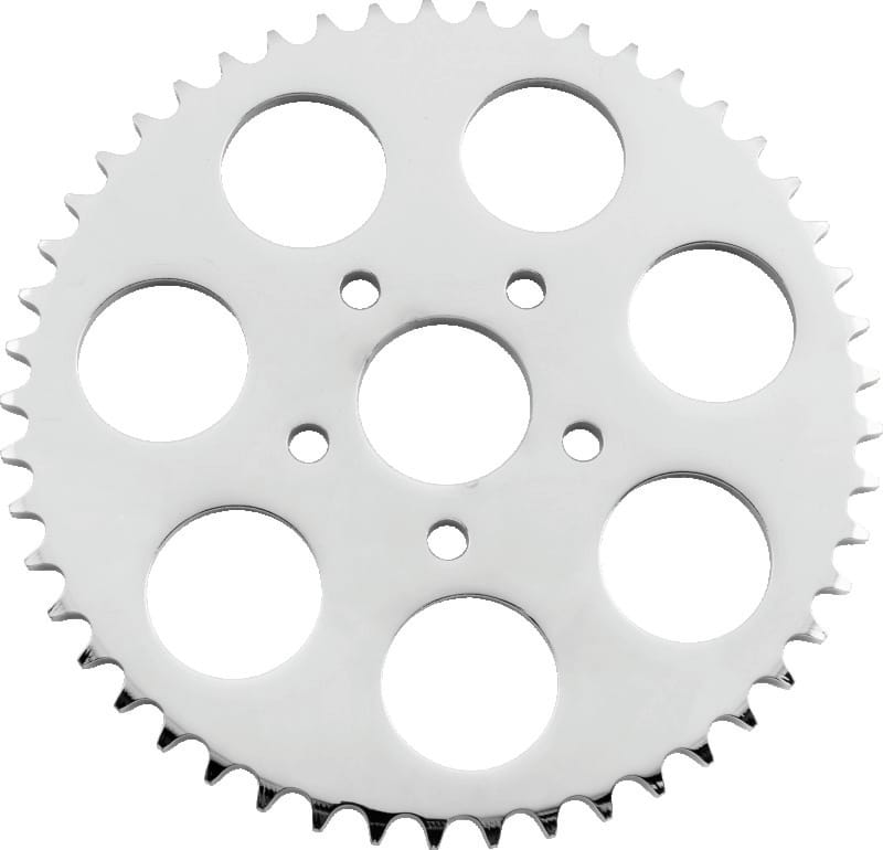 TwinPower — Twin Power 86-92 XL Chrome Disc Brake Rear Sprocket 49 Tooth Flat