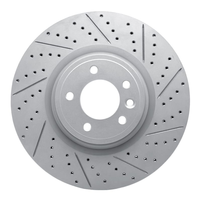 R1 Concepts — R1 18-24 Land Rover Range Rover Sport Front Right Drilled & Slotted Geo-Carbon Rotor