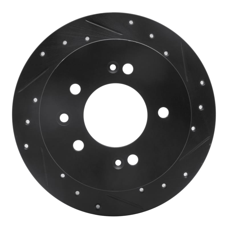 R1 Concepts — R1 07-10 Hyundai Elantra Rear Right Drilled & Slotted Black Brake Rotor
R1 Brake Rotor Drill